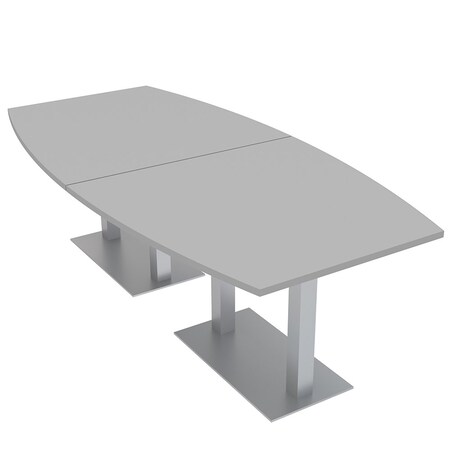 Skutchi Designs 45 in W, 96 in L, 29 in H, Engineered Wood Top, Grey HAR-BOT-46x93-DOU-XD01